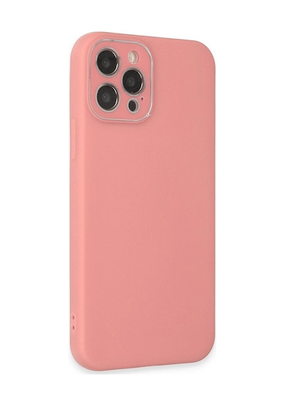 Newface - 399 - Apple iPhone Uyumlu 12 Pro Kılıf Lansman Glass Kapak - Aconcept - - Pembe