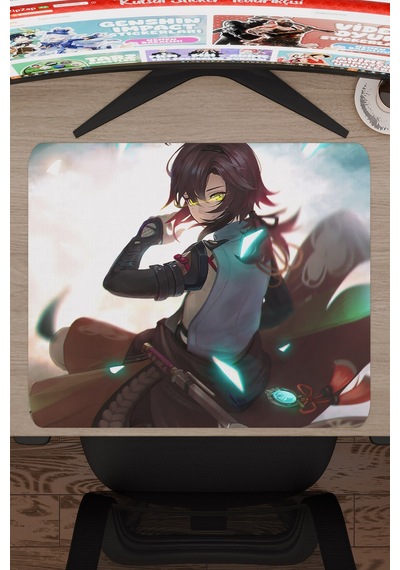 Heizou Genshin Impact Anime Oyuncu V5 - 48x40 Xl Gaming Mouse Pad Fare Altlığı