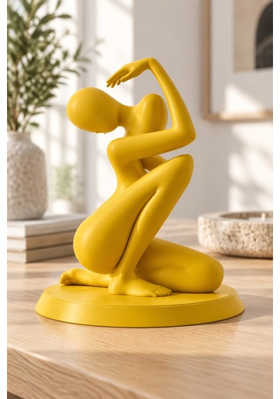 Zarif Soyut Silüet Figürlü Dekoratif Biblo 00401341
