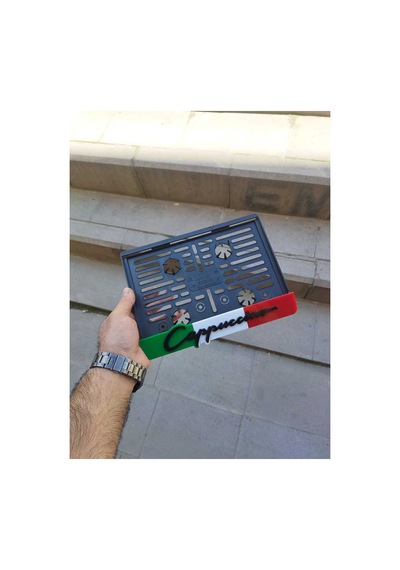 Motorsiklet Plakalık Lazer Kesim Pleksi Cappuccino - 784762003