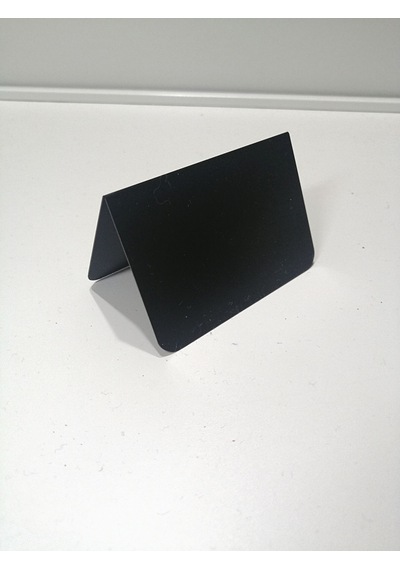 10 Ad Silinebilir Karatahta Siyah Etiket Çatı Çift Yön 7,5x5 Cm