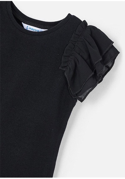 Kız Çocuk Tshirt 3013 4/10 Yaş Siyah