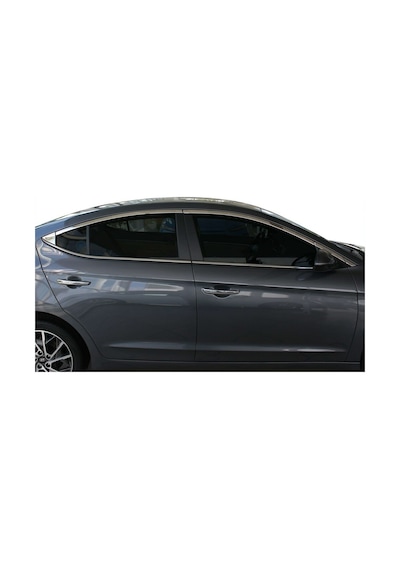 Hyundai Elantra 6 Cam Çerçevesi 14 Prç Krom 2016 ve Sonrası