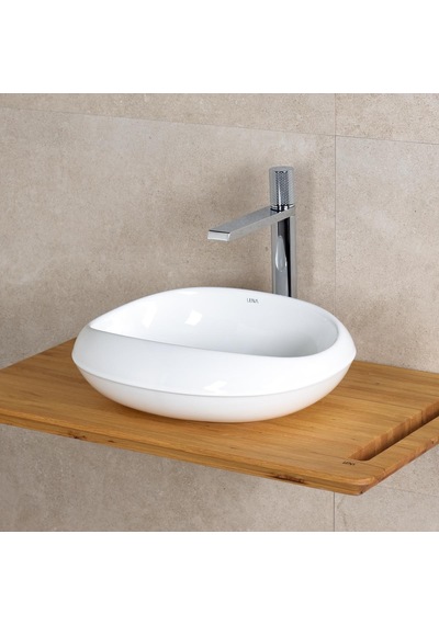 Lena EY-4710 Tezgah Üstü Lavabo Beyaz