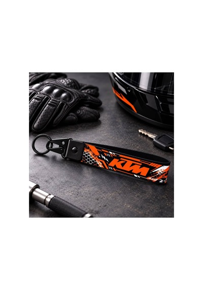 Ktm Yeni Model 19 Cm Bez Motor Anahtarlık Kaliteli Oto-moto Aksesuar Çift Taraflı Baskı