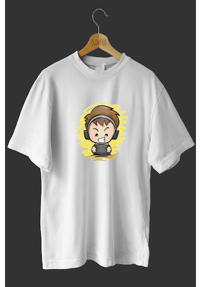 Noıssey -wed Arctic Monkeys Tasarım Baskılı Oversize T-shirt Tişört Beyaz
