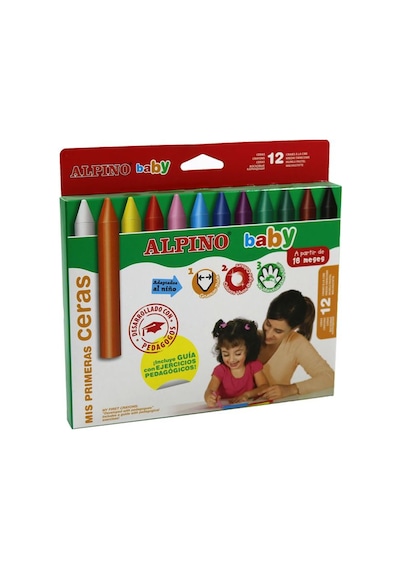 Alpino 12 Renk Baby Pastel Boya  Da-060