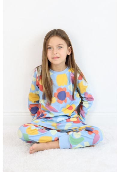 Kız Pijama Takımı Mavi