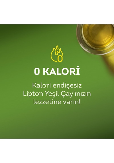Lipton Yumuşak İçim Bardak Süzen Poşet Yeşil Çay 20'li Paket