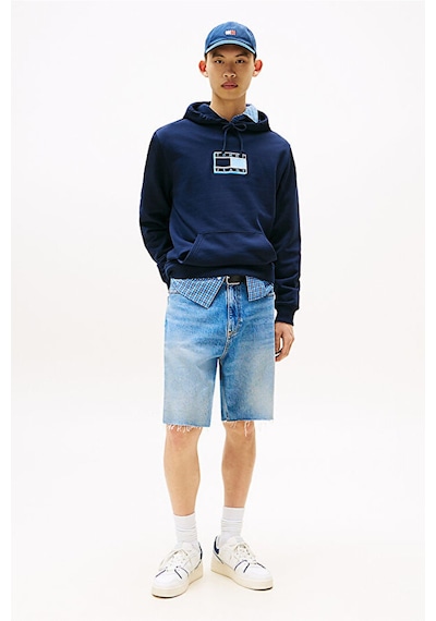 Tommy Jeans Erkek Sweat Dm0dm21623 C1g Lacivert Lacivert