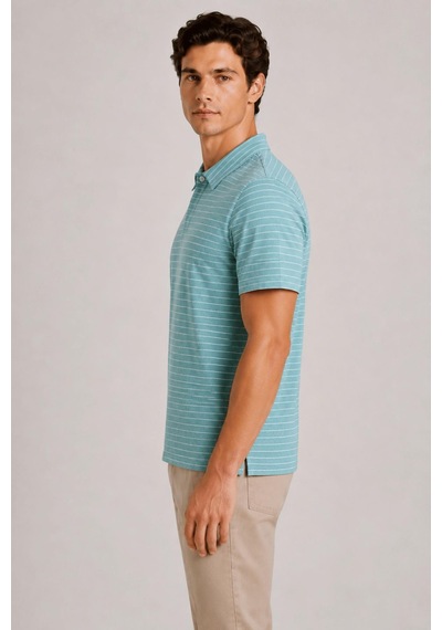 Alexander Gardi Düğme Detaylı Polo T-shirt Yeşil
