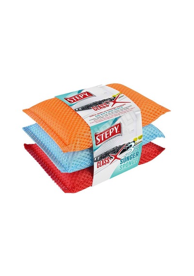 4 Adet Stepy Bez 3 Lü Süper Sünger