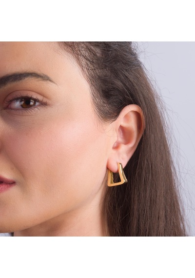 14 Ayar İtalyan Modern Altın Küpe 3,8 Gr-6084