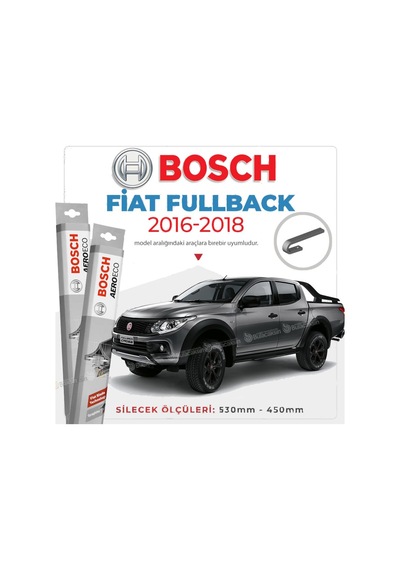 Fiat Fullback Muz Silecek Takımı 2016-2018 Bosch Aeroeco