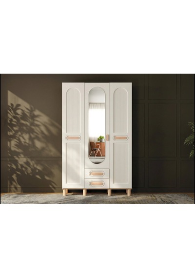 Orchide 3 Kapılı Mdf Gardırop Çok Renkli Orchide 3 Kapılı Mdf Gardırop Çok Renkli