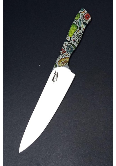 Atak Ironix Japon Şef Bıçağı Deba Çok Renkli