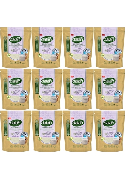 Dalan Lavanta Esintisi Zeytinyağlı Doğal Granül Matik Sabun Tozu 32 Yıkama 12 x 1 KG