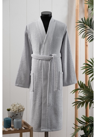 Pierre Cardin Erkek Bornozu Plain Gri