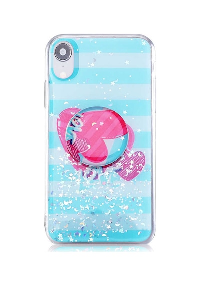 Apple Uyumlu iPhone Xr Kılıf Pop Soketli Vale Silikon Kılıf NO3