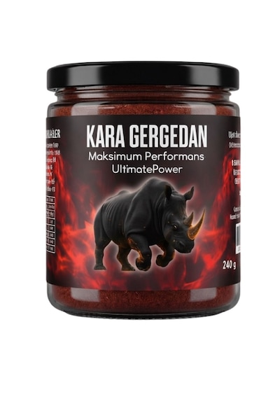 Kara Gergedan Doğal Destek Enerjik Yaşam 240 G