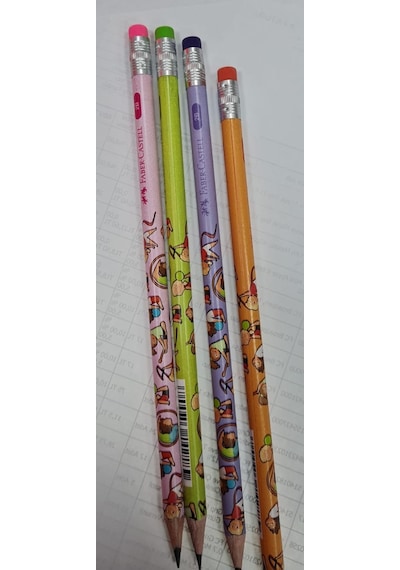 Faber Castell Jimnastik Silgili Kurşun Kalem 2B