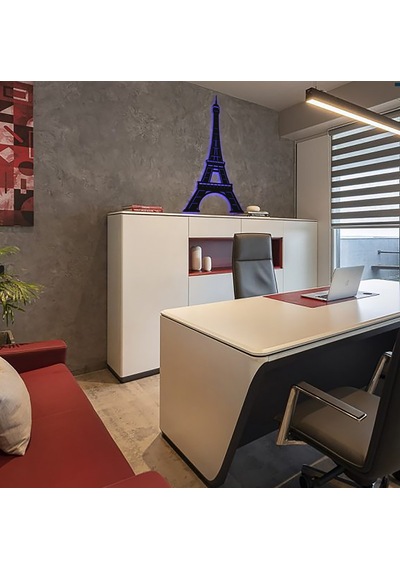Led Aydınlatmalı Paris Eyfel Kulesi Silueti