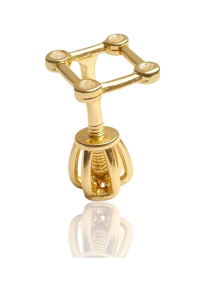 14 Ayar Altın Piercing Tragus Küpe T010
