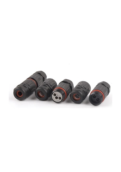 Ip68 3 Pin Dış Ortam Ara Ek Konnektör Waterproof Ip3