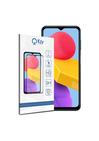 Samsung Galaxy M13 ile Uyumlu Tam Kaplayan Temperli Ekran Koruyucu Cam
