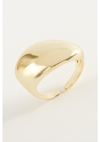 Oval - 870 - Metal - Nazblsmm - Yüzük Sarı