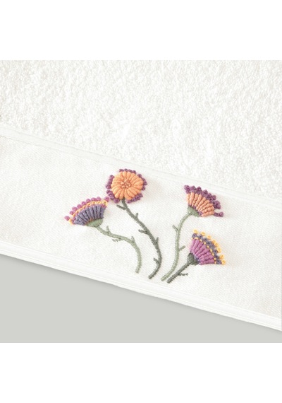 Linens Melia Pamuk 50x85 Cm Yüz Havlusu Beyaz Beyaz