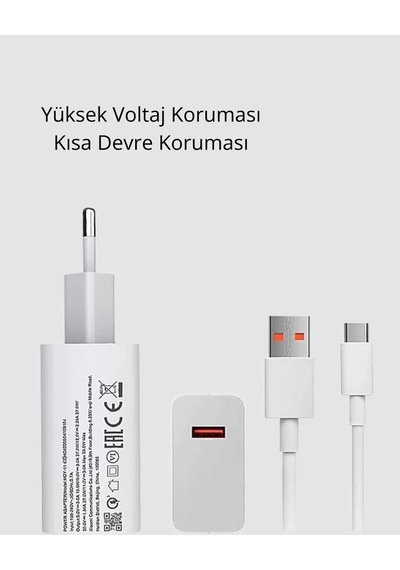 Turbo 120w Hızlı Şarj Cihazı Type-c Kablolu 1