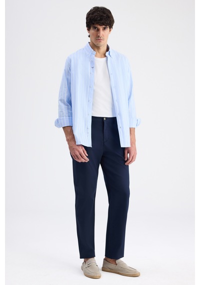 D's Damat Ds Damat Comfort Fit Lacivert Gabardin Chino Pantolon 6hcc3ı303778m Çok Renkli