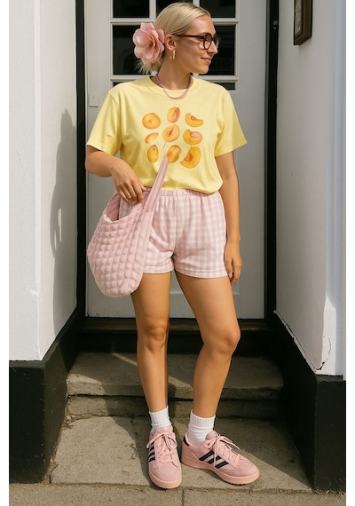 Baskılı Unisex Tshırt 4q1 Sari