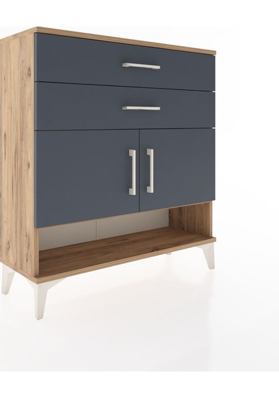 Arges Şifonyer 2 Raflı 2 Çekmeceli 2 Kapaklı 88x30x96 Çam-antrasit Atlas Çam Arges Şifonyer 2 Raflı 2 Çekmeceli 2 Kapaklı 88x30x96 Çam-antrasit Atlas Çam
