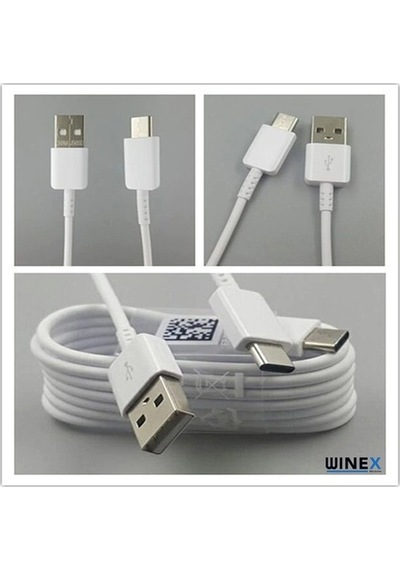 Winex Dg970 Usba To Type-C Data Ve Şarj Kablosu Beyaz