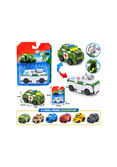 Transracers Dönüşen Araçlar Askeri Araçlar Yayın Aracı / Ambulans Adet Fiyatıdır Nhr