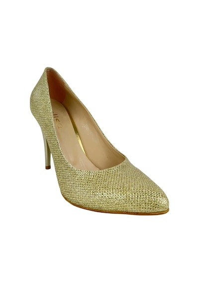 Matzeliger Mzg1176 Altın Kadın İnce Topuklu Stiletto