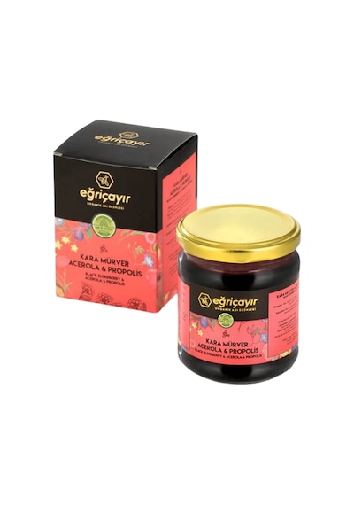 Eğriçayır Kara Mürver Acelora Ve Propolis Karışımı 225 G