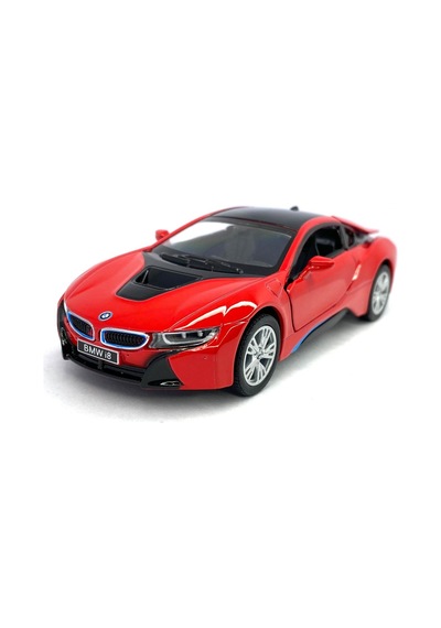 Kinsmart Bmw I8 1 36 Çek Bırak Model Araba kırmızı