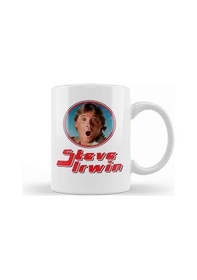 Steve Irwin Crocodile Hunter Retro Photo Frame Kupa Bardak Porselen Karışık