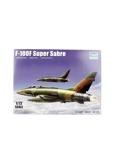 1/72 F-100f Super Sabre Savaş Uçağı Maketi, Trumpeter 01650