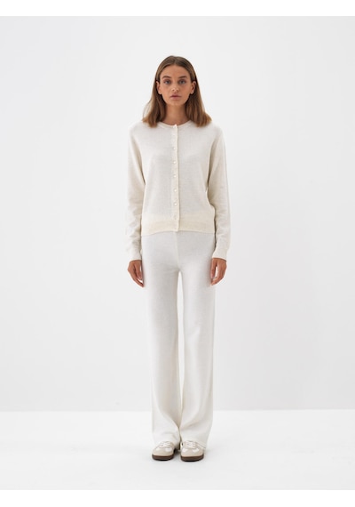 Xint Ekru Yumuşak Dokulu Oversize Pantolon 851032