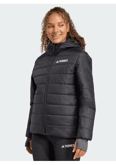 Adidas Terrex Multi Essentials Clımawarm Insulated Hooded Kadın Mont Siyah