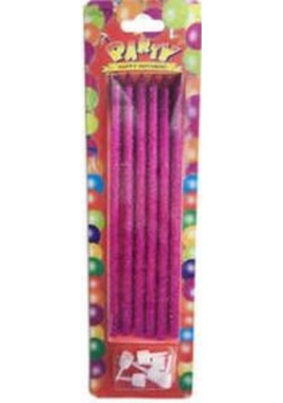 Mum Simli 14Cm Mor 6 Adet