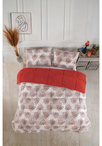 Formeya Çift Kişilik Lüx Wellsoft Yorgan Çift Taraflı Yastık Kılıflı 195x215 Cm Yorgan + Yastık Kılıfı Set Turuncu Sku: Smg8690010224071 0 Formeya Çift Kişilik Lüx Wellsoft Yorgan Çift Taraflı Yastık Kılıflı 195x215 Cm Yorgan + Yastık Kılıfı Set Turuncu Sku: Smg8690010224071 0