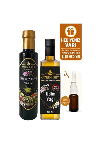 Katre-i Şifa Saf Özel Üretim Udim Yağı 100 ML + Çam Kozalağı Pekmezi 340 G