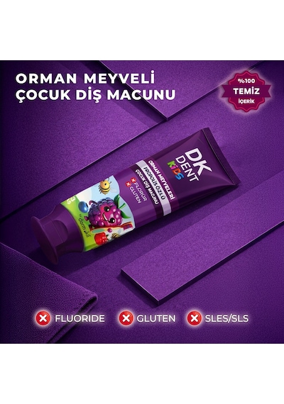 Dermokil DK Dent Orman Meyveleri ve Propolis Özlü Çocuk Diş Macunu 50 ML