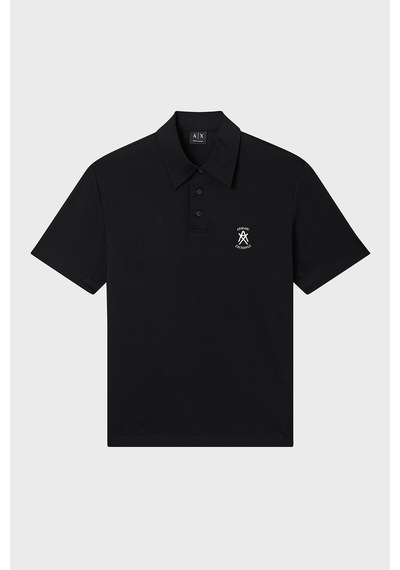 Armani Exchange Erkek Polo Xm002209 Af10364 Uc001 Siyah Siyah