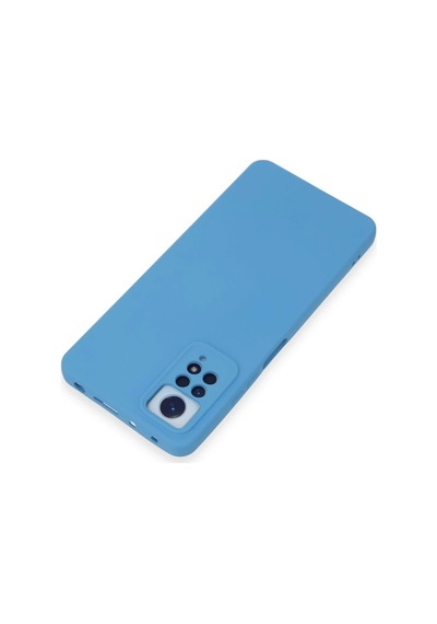 Mey İthalat Redmi Note 12 Pro 4g Kılıf Nano İçi Kadife Silikon - Mavi